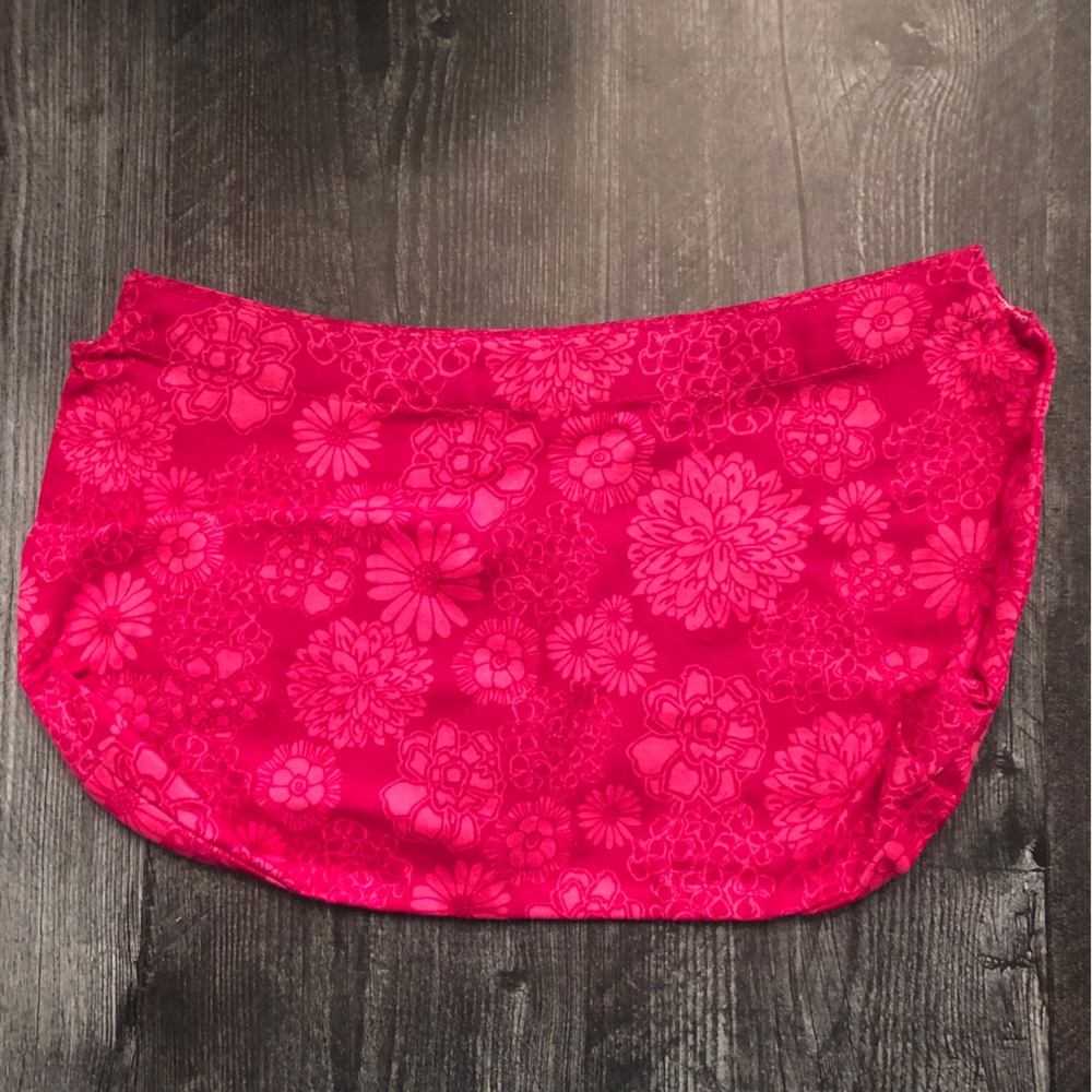 Pink Floral Skirt for Classic Skirt Purse SKIRT ONLY
